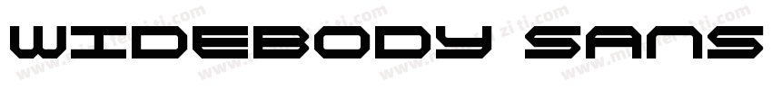 Widebody Sans Super字体转换